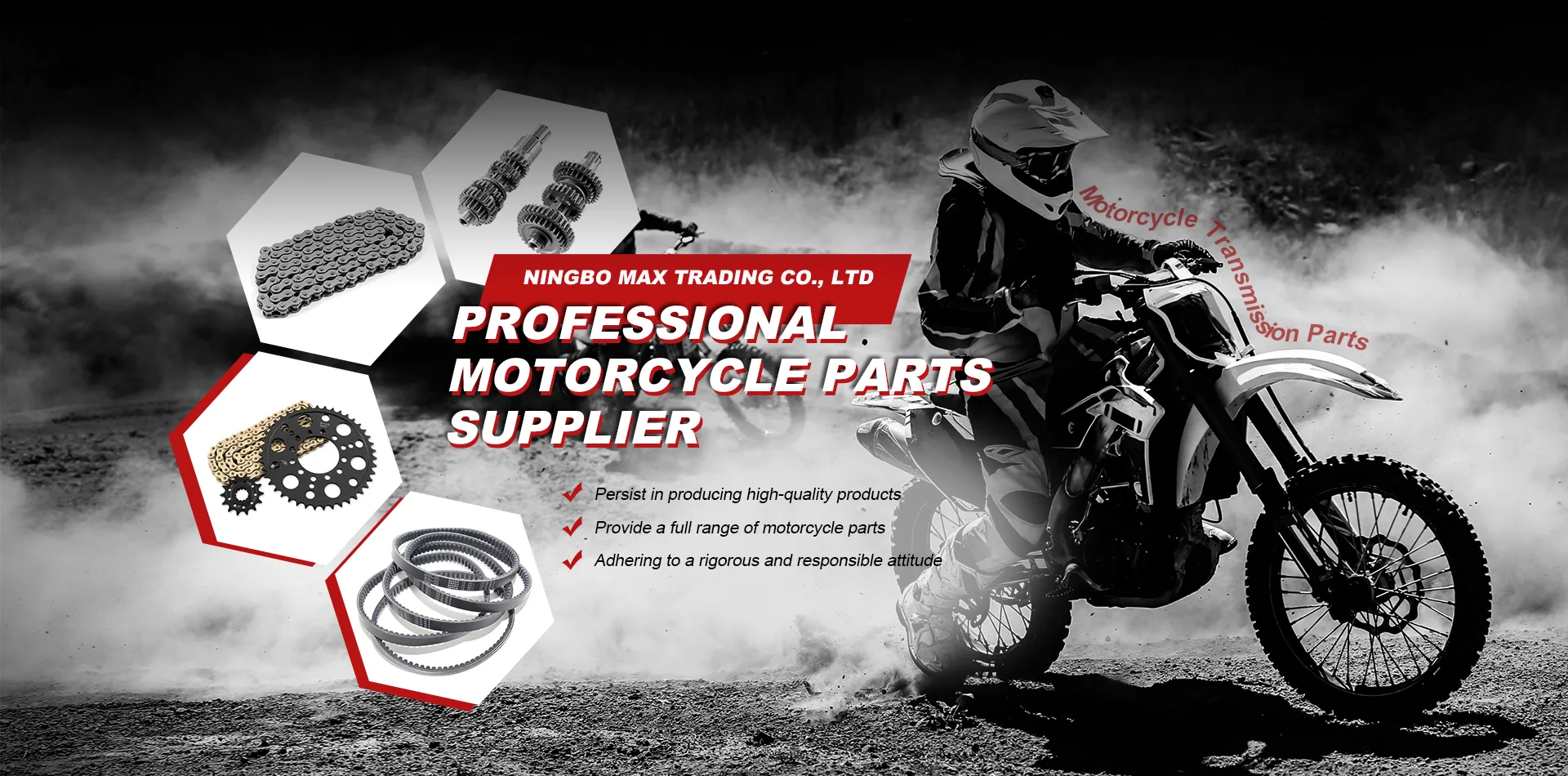 Furnizor de piese de transmisie de motocicletă durabilă