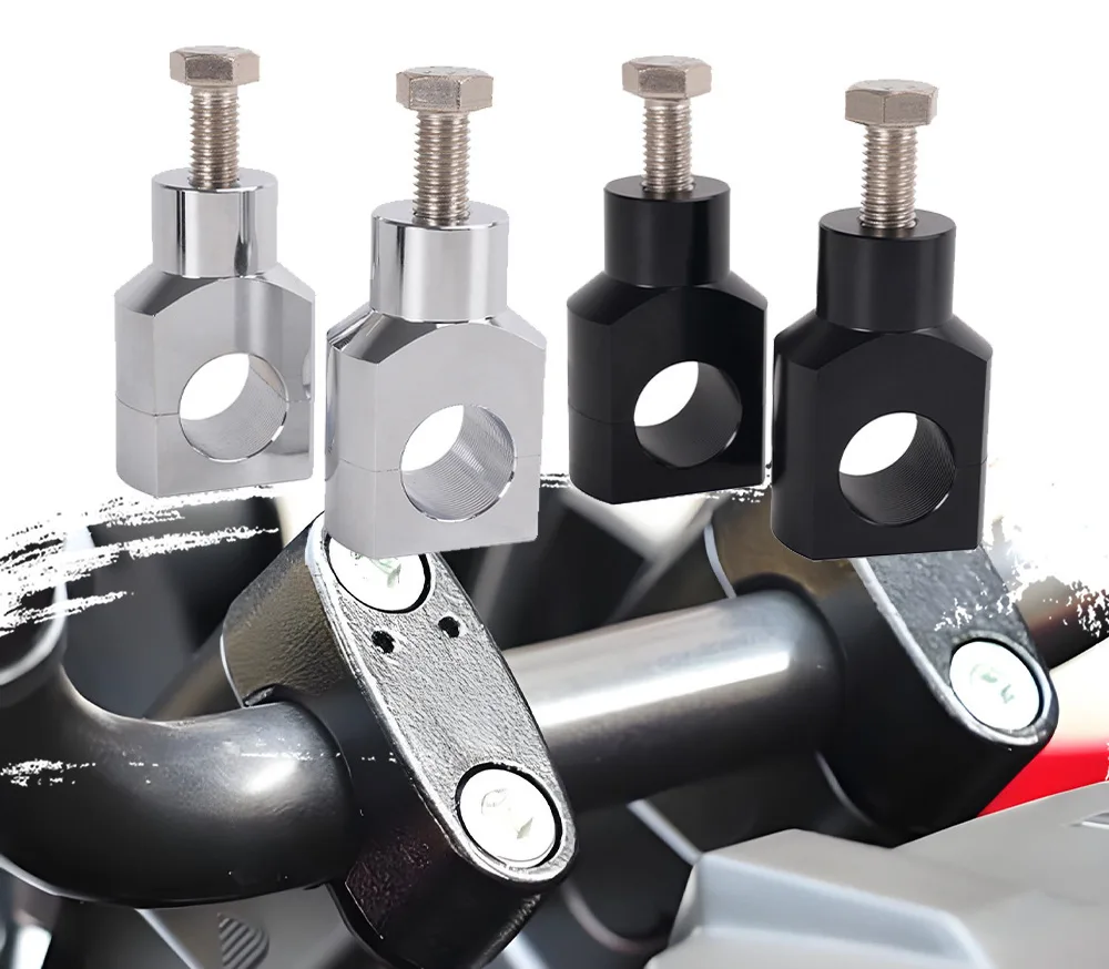 Universal CNC Aluminum Handle Bar Risers 25mm