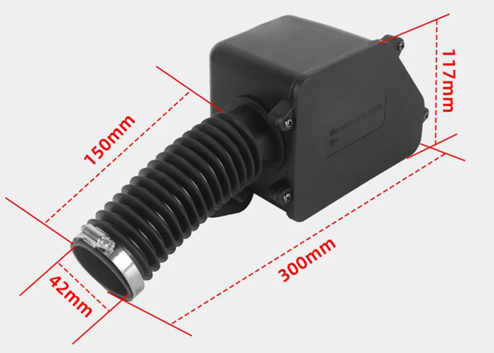 GY6 150cc Air Filter Box With Intake Hose ATV