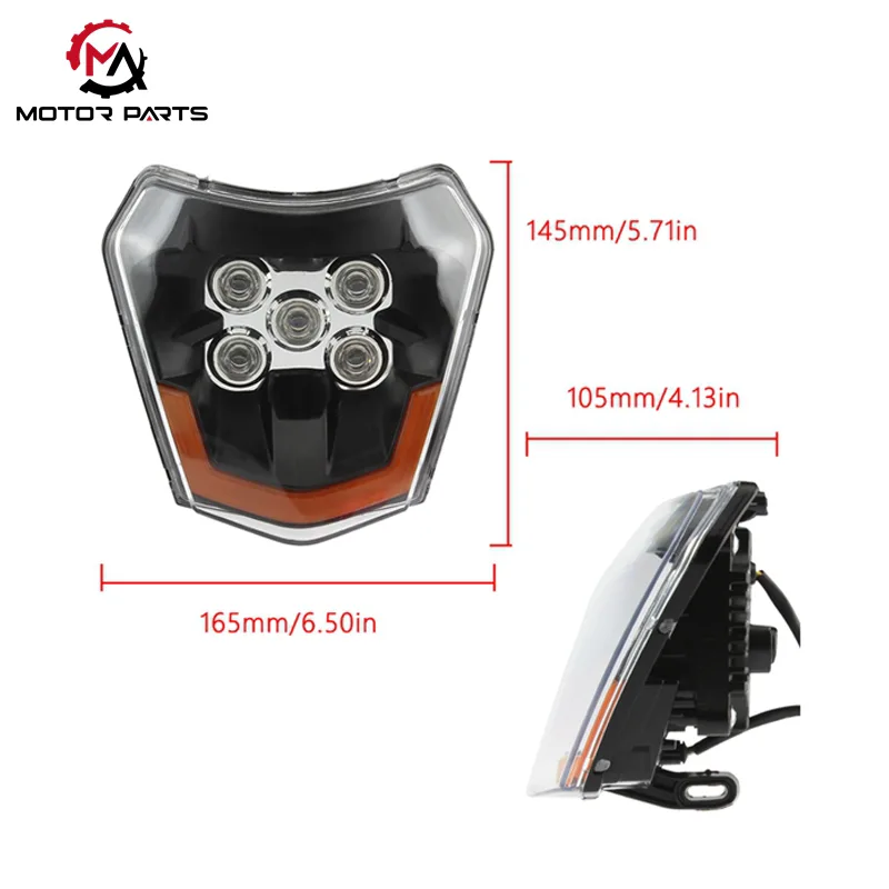 Far cu LED pentru motocicleta KTM EXC XC off-road